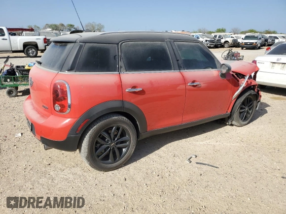2012 MINI Countryman z VIN WMWZB3C59CWM05511, wystawiony jako Copart lot #49343875 z przebiegiem 29 945 mil mil oraz Szkoda całkowita • Salvage title. Historia ofert i sprzedaży dostępna na DreamBid. Obrazek 3.