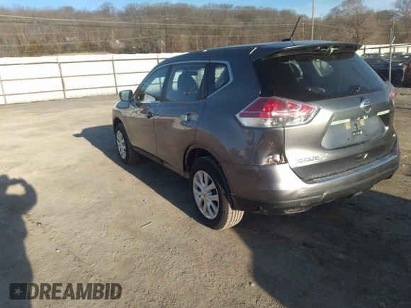 2016 Nissan Rogue SV with VIN KNMAT2MV8GP666196, listed as a IAAI auction lot 41762181 with 50,251 mi miles and . Bid and sale history available at carsss.com. Image 3.