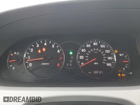 2006 Toyota Avalon XL with VIN 4T1BK36B76U072131, listed as a Copart auction lot 47481425 with 168,181 mi miles and Salvage Title. Bid and sale history available at carsss.com. Image 9.