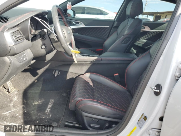 2020 Genesis G70 3.3T с VIN KMTG34LE3LU064052, выставлен на аукционе Copart как лот 83573294 с пробегом 56 514 миль миль и Списание • Salvage title. История ставок и продаж доступна на DreamBid. Изображение 7.