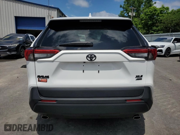 2023 Toyota RAV4 XLE with VIN 2T3P1RFV8PC357632, listed as a Copart auction lot 63465305 with 8,346 mi miles and Salvage title. Bid and sale history available at DreamBid. Image 6.