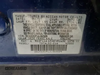 2018 Nissan Note SV с VIN 3N1CE2CP1JL352529, выставлен на аукционе Copart как лот 55645875 с пробегом 91 761 миль миль и Списание • Salvage title. История ставок и продаж доступна на DreamBid. Изображение 13.