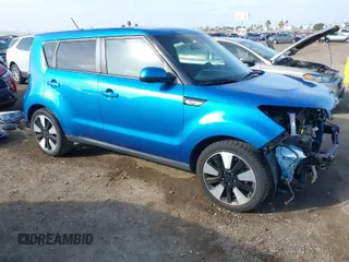 2017 Kia Soul + with VIN KNDJP3A54H7456646, listed as a IAAI auction lot 41583729 with 91,779 mi miles. Bid and sale history available at carsss.com. Image 1.