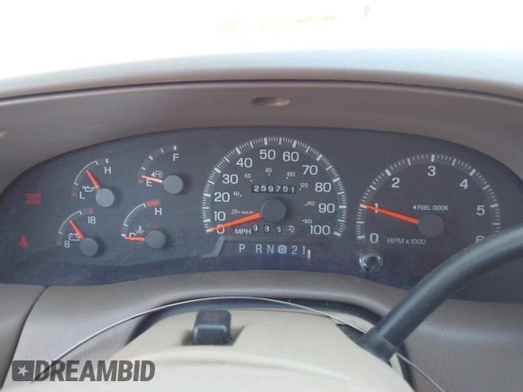 1998 Ford F-150 with VIN 1FTZX18W6WKB51438, listed as a IAAI auction lot 42658729 with 259,751 mi miles and . Bid and sale history available at DreamBid. Image 7.