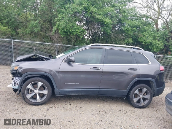 2019 Jeep Cherokee Limited with VIN 1C4PJLDB8KD144495, listed as a IAAI auction lot 42181188 with 114,214 mi miles and . Bid and sale history available at DreamBid. Image 15.