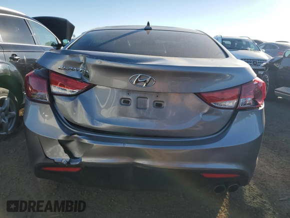 2013 Hyundai Elantra Coupe GS PZEV with VIN KMHDH6AE6DU013045, listed as a Copart auction lot 81542714 with 96,519 mi miles and Salvage Title. Bid and sale history available at carsss.com. Image 6.
