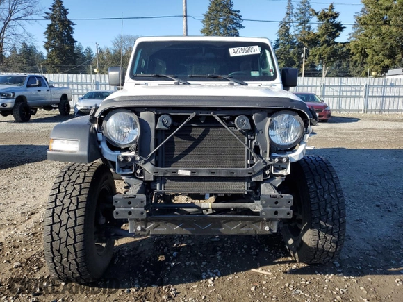 2022 Jeep Wrangler Unlimited Willys with VIN 1C4HJXDM4NW241859, listed as a Copart auction lot 42206205 with 31,449 mi miles and Salvage Title. Bid and sale history available at DreamBid. Image 5.