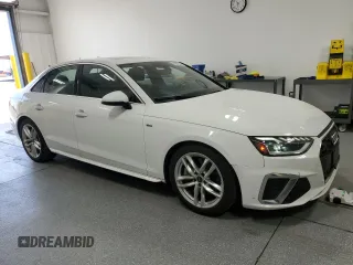 2022 Audi A4 S line Premium Plus z VIN WAUEAAF41NN014869, wystawiony jako Copart lot #52553475 z przebiegiem 64 916 mil mil oraz Czysty tytuł • Clean title. Historia ofert i sprzedaży dostępna na DreamBid. Obrazek 1.