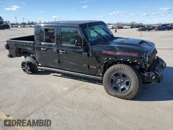2023 Jeep Gladiator Mojave with VIN 1C6JJTEG9PL584486, listed as a Copart auction lot 81579194 with 10,318 mi miles and Salvage Title. Bid and sale history available at carsss.com. Image 4.