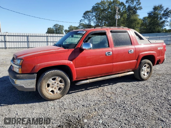 2004 Chevrolet Avalanche Z71 with VIN 3GNEK12TX4G255809, listed as a Copart auction lot 75131394 with 152,376 mi miles and Non Repairable. Bid and sale history available at DreamBid. Image 1.