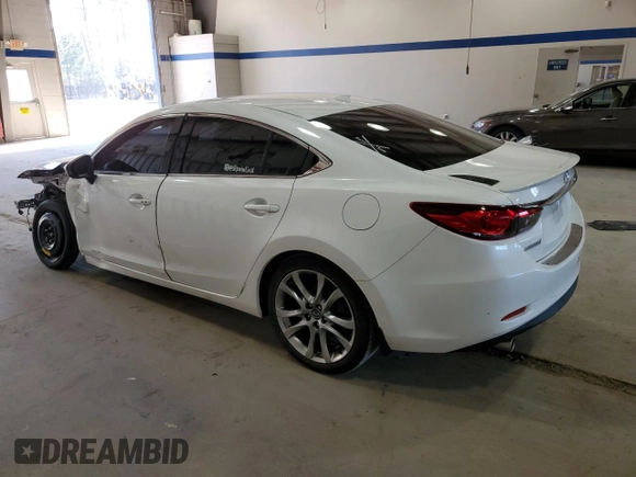 2015 Mazda 6 i Grand Touring with VIN JM1GJ1W57F1223370, listed as a Copart auction lot 48793385 with 66,083 mi miles and Salvage Title. Bid and sale history available at carsss.com. Image 2.