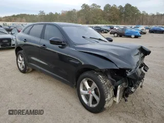 2018 Jaguar F-Pace 30t Premium with VIN SADCJ2GX6JA293900, listed as a Copart auction lot 83939084 with Not provided miles and Salvage title. Bid and sale history available at DreamBid. Image 4.