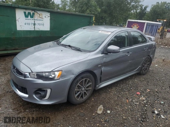 2016 Mitsubishi Lancer SE with VIN JA32V2FW6GU004704, listed as a Copart auction lot 66203384 with 72,453 mi miles and Salvage Title. Bid and sale history available at carsss.com. Image 1.