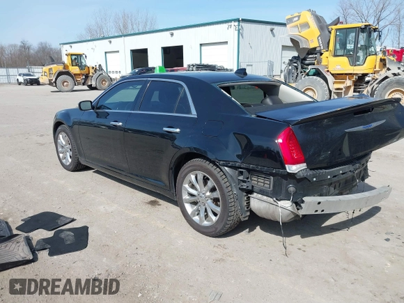 2019 Chrysler 300 Limited with VIN 2C3CCAKGXKH569123, listed as a IAAI auction lot 41786636 with 63,540 mi miles. Bid and sale history available at carsss.com. Image 3.