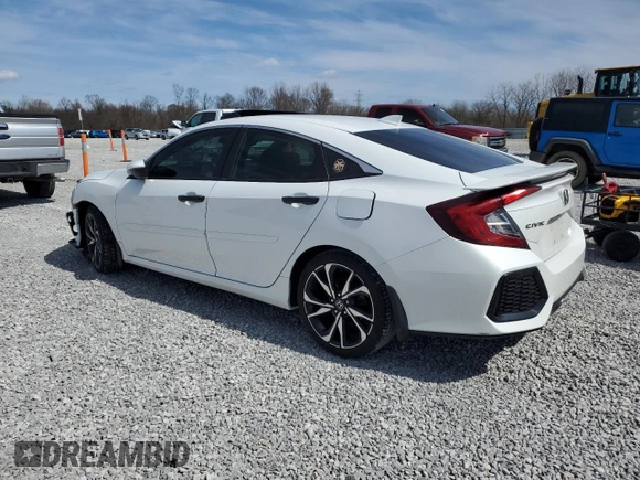 2017 Honda Civic Sedan Si with VIN 2HGFC1E59HH705500, listed as a Copart auction lot 50410235 with 50,703 mi miles and Salvage Title. Bid and sale history available at carsss.com. Image 2.