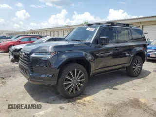 2024 Lexus GX 550 Luxury with VIN JTJVBCDX2R5005996, listed as a Copart auction lot 61593635 with 18,356 mi miles and Salvage title. Bid and sale history available at DreamBid. Image 1.