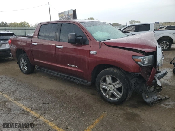 2007 Toyota Tundra LTD with VIN 5TBEV58157S466024, listed as a Copart auction lot 77124354 with 196,129 mi miles and Salvage Title. Bid and sale history available at carsss.com. Image 4.