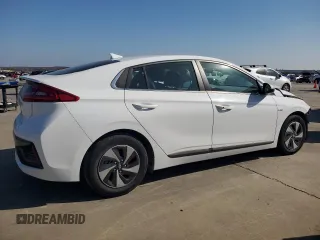 2019 Hyundai Ioniq SEL with VIN KMHC75LCXKU134128, listed as a Copart auction lot 44266015 with 59,390 mi miles and Salvage Title. Bid and sale history available at DreamBid. Image 3.
