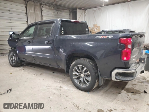 2024 Chevrolet Silverado 1500 LT with VIN 1GCPDKEK0RZ125582, listed as a Copart auction lot 46154625 with 19,869 mi miles and Salvage Title. Bid and sale history available at carsss.com. Image 2.