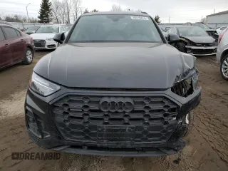 2023 Audi Q5 S line Premium Plus with VIN WA1EAAFY4P2183661, listed as a Copart auction lot 48610815 with 22,414 mi miles and Salvage Title. Bid and sale history available at carsss.com. Image 5.