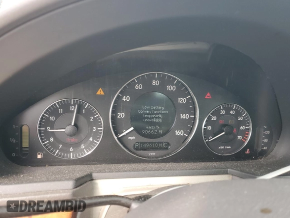 2006 Mercedes-Benz E 350 with VIN WDBUF56J66A795473, listed as a Copart auction lot 55680705 with 149,610 mi miles and Salvage Title. Bid and sale history available at DreamBid. Image 9.