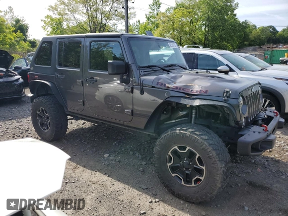 2016 Jeep Wrangler Unlimited Rubicon with VIN 1C4BJWFG4GL252209, listed as a Copart auction lot 58525725 with 46,604 mi miles and Salvage title. Bid and sale history available at DreamBid. Image 4.