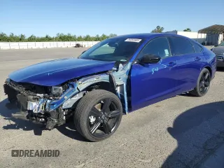 2024 Honda Accord Sport-L with VIN 1HGCY2F74RA052973, listed as a Copart auction lot 56065805 with 18,021 mi miles and Salvage title. Bid and sale history available at DreamBid. Image 1.