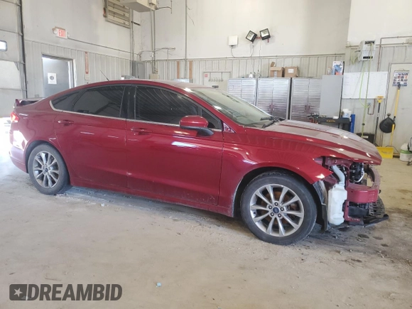 2017 Ford Fusion SE with VIN 3FA6P0HD3HR292872, listed as a Copart auction lot 49387365 with 117,382 mi miles and Salvage Title. Bid and sale history available at DreamBid. Image 4.
