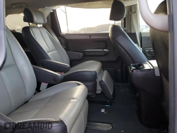 2016 Kia Sedona SX-L with VIN KNDME5C18G6145637, listed as a Copart auction lot 46602575 with 158,177 mi miles and Salvage Title. Bid and sale history available at carsss.com. Image 12.