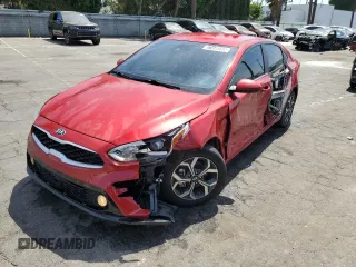 2021 Kia Forte LXS with VIN 3KPF24AD7ME324914, listed as a Copart auction lot 57499395 with 44,573 mi miles and Salvage title. Bid and sale history available at DreamBid. Image 1.