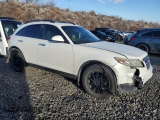 2008 Infiniti FX with VIN JNRAS08W38X209419, listed as a Copart auction lot 45769945 with 130,948 mi miles and Salvage Title. Bid and sale history available at DreamBid. Image 4.