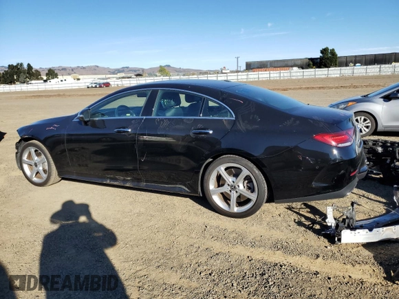 2019 Mercedes-Benz CLS with VIN WDD2J5JB3KA027974, listed as a Copart auction lot 79080404 with 52,447 mi miles and Salvage Title. Bid and sale history available at carsss.com. Image 2.
