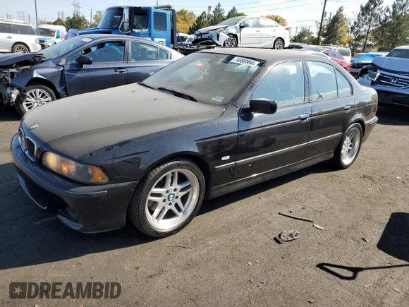 2003 BMW 5 Series 540i with VIN WBADN53473GF71950, listed as a Copart auction lot 74998994 with 116,034 mi miles and Clean Title. Bid and sale history available at carsss.com. Image 1.