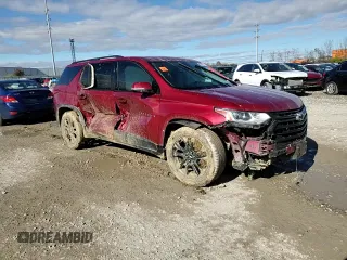 2018 Chevrolet Traverse RS with VIN 1GNERJKX0JJ156862, listed as a Copart auction lot 80392054 with 0 mi miles and Salvage Title. Bid and sale history available at carsss.com. Image 12.