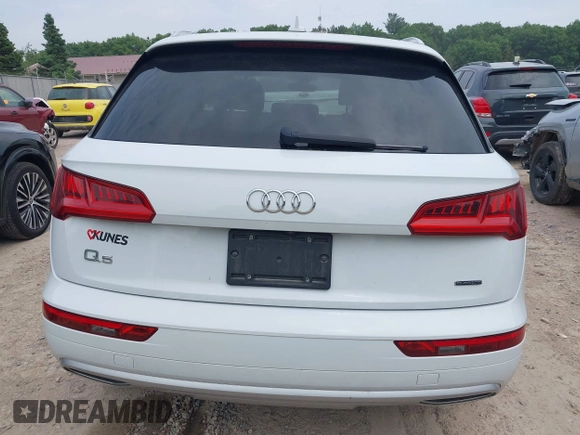 2019 Audi Q5 Premium with VIN WA1ANAFY1K2112834, listed as a IAAI auction lot 42443822 with 98,579 mi miles and . Bid and sale history available at DreamBid. Image 16.
