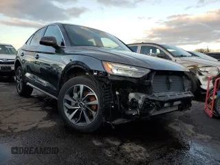 2023 Audi Q5 Sportback S line Premium Plus with VIN WA15AAFY6P2029033, listed as a Copart auction lot 85507094 with 24,289 mi miles and Salvage title. Bid and sale history available at DreamBid. Image 4.