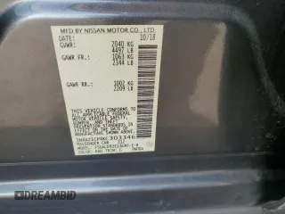 2019 Nissan LEAF SV z VIN 1N4AZ1CP4KC303346, wystawiony jako Copart lot #85341074 z przebiegiem 57 334 mil mil oraz Szkoda całkowita • Salvage title. Historia ofert i sprzedaży dostępna na DreamBid. Obrazek 16.