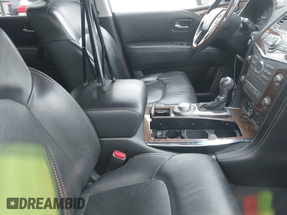 2017 Infiniti QX80 with VIN JN8AZ2NEXH9157802, listed as a IAAI auction lot 41382802 with 126,726 mi miles and . Bid and sale history available at DreamBid. Image 5.