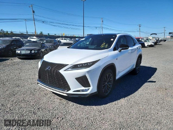 2022 Lexus RX with VIN 2T2YGMDA4NC073471, listed as a Copart auction lot 76089234 with 3,960 mi miles and Clean Title. Bid and sale history available at carsss.com. Image 3.