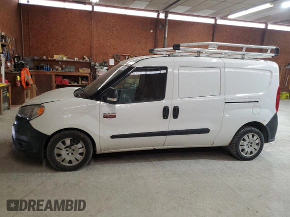 2015 Ram ProMaster City Cargo Tradesman z VIN ZFBERFAT7F6A53619, wystawiony jako Copart lot #54304605 z przebiegiem 113 667 mil mil oraz Szkoda całkowita • Salvage title. Historia ofert i sprzedaży dostępna na DreamBid. Obrazek 1.