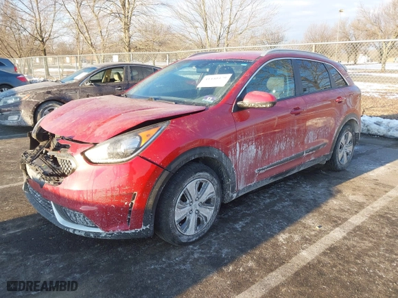 2019 Kia Niro LX with VIN KNDCB3LC2K5265944, listed as a IAAI auction lot 41440379 with 82,560 mi miles. Bid and sale history available at carsss.com. Image 17.