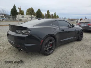 2020 Chevrolet Camaro 2SS with VIN 1G1FG1R77L0144055, listed as a Copart auction lot 76026834 with 46,973 mi miles and Salvage Title. Bid and sale history available at carsss.com. Image 3.
