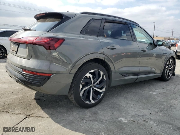2024 Audi Q8 e-tron Premium Plus with VIN WA15AAGEXRB010931, listed as a Copart auction lot 43275285 with 23,930 mi miles and Salvage Title. Bid and sale history available at carsss.com. Image 3.