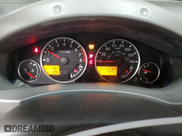 2005 Nissan Xterra SE z VIN 5N1AN08W05C629905, wystawiony jako Copart lot #78001924 z przebiegiem 230 538 mil mil oraz Szkoda całkowita • Salvage title. Historia ofert i sprzedaży dostępna na DreamBid. Obrazek 9.