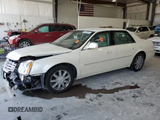 2008 Cadillac DTS 1SC with VIN 1G6KD57Y58U103993, listed as a Copart auction lot 52438535 with 42,975 mi miles and Salvage Title. Bid and sale history available at carsss.com. Image 1.