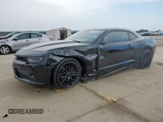 2014 Chevrolet Camaro LT z VIN 2G1FC1E31E9266076, wystawiony jako Copart lot #57301965 z przebiegiem 116 785 mil mil oraz Szkoda całkowita • Salvage title. Historia ofert i sprzedaży dostępna na DreamBid. Obrazek 1.