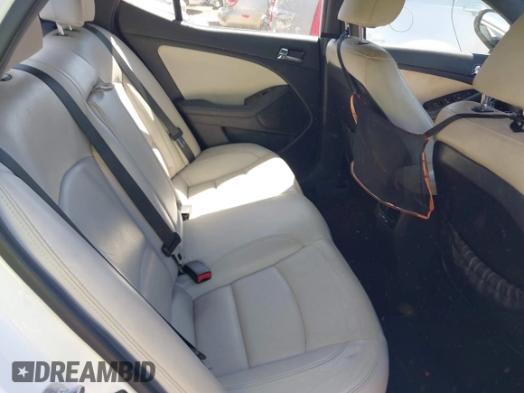 2013 Kia Optima SX with VIN 5XXGR4A66DG202571, listed as a IAAI auction lot 41917407 with 167,968 mi miles. Bid and sale history available at carsss.com. Image 8.