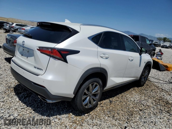 2015 Lexus NX 200t with VIN JTJBARBZ4F2023815, listed as a Copart auction lot 58347745 with 129,527 mi miles and Salvage title. Bid and sale history available at DreamBid. Image 3.