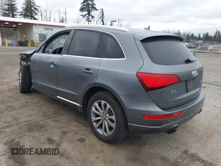 2013 Audi Q5 Premium with VIN WA1CFAFP7DA010721, listed as a IAAI auction lot 41703362 with 96,909 mi miles. Bid and sale history available at carsss.com. Image 3.