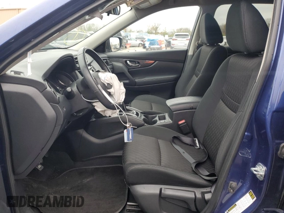 2019 Nissan Rogue S with VIN KNMAT2MV2KP504959, listed as a Copart auction lot 80275004 with 60,672 mi miles and Salvage Title. Bid and sale history available at carsss.com. Image 7.